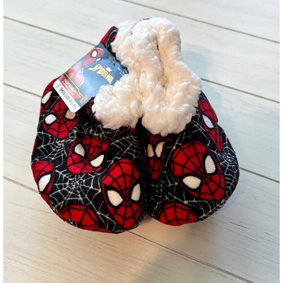PAW PATROL SPIDERMAN SLIPPER SOCKS Kids 4.5-7.5 Boys Girls Slippers Winter S - Picture 6 of 12